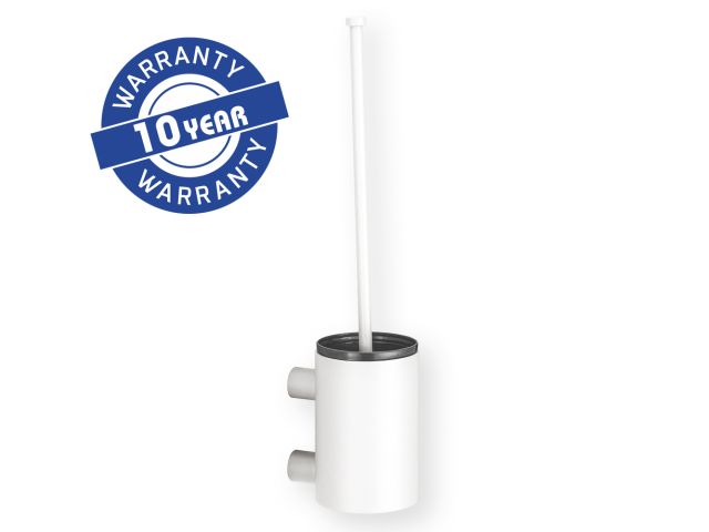 MERIDA STELLA WHITE LINE wall-mounted toilet brush, short "TUBE", white